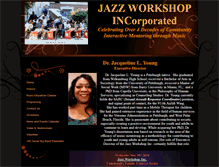 Tablet Screenshot of jazzworkshopinc.org